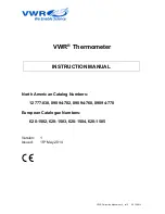 VWR 12777-838 Instruction Manual preview