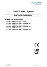 Предварительный просмотр 1 страницы VWR 171-1097 Instruction Manual