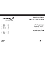 Предварительный просмотр 64 страницы VWR 5000I Instruction Manual