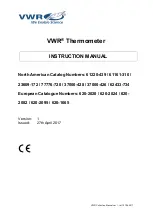 Предварительный просмотр 1 страницы VWR 61161-310 Instruction Manual