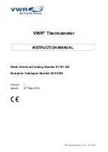 Предварительный просмотр 1 страницы VWR 61161-324 Instruction Manual