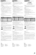 Предварительный просмотр 1 страницы VWR 620-0919 Instructions