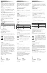 Предварительный просмотр 2 страницы VWR 620-0919 Instructions