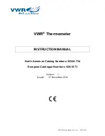 Preview for 1 page of VWR 620-1673 Instruction Manual