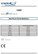 VWR 630-1550 Instruction Manual preview