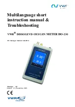 Preview for 1 page of VWR 664-0236 Instruction Manual And Troubleshooting