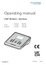 VWR 665-0498 Operating Manual preview