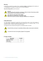 Preview for 4 page of VWR INCU-Line IL 23R Cool Instruction Manual