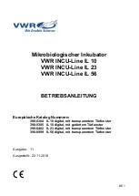 Preview for 37 page of VWR INCU-Line IL 56 Instruction Manual