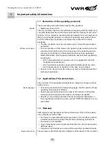 Preview for 7 page of VWR symphony 5.3 A Operating Instructions Manual