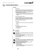 Preview for 10 page of VWR symphony 5.3 A Operating Instructions Manual