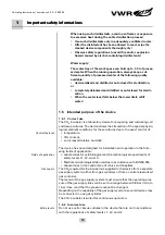 Предварительный просмотр 12 страницы VWR symphony 5.3 A Operating Instructions Manual