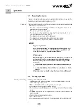 Preview for 34 page of VWR symphony 5.3 A Operating Instructions Manual