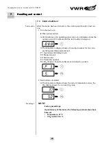 Preview for 38 page of VWR symphony 5.3 A Operating Instructions Manual