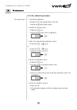 Preview for 57 page of VWR symphony 5.3 A Operating Instructions Manual