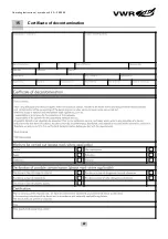 Preview for 67 page of VWR symphony 5.3 A Operating Instructions Manual