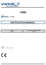 VWR VisiCam HDMI13 Instruction Manual preview