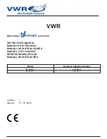 Preview for 1 page of VWR VisiScope 200 Series Instruction Manual