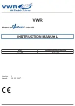 VWR VisiScope 400 Series Instruction Manual preview