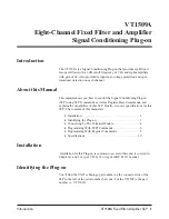 Предварительный просмотр 3 страницы VXI VT1509A User Manual