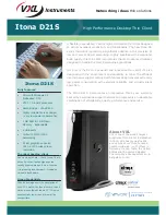 Preview for 1 page of Vxl Itona D21S Specifications