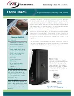 Preview for 1 page of Vxl Itona D42S Specifications