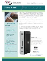 Preview for 1 page of Vxl Itona E23S Specifications