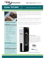 Vxl Itona TC1540 Specifications предпросмотр