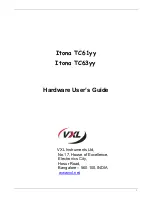 Vxl Itona TC61yy User Manual preview