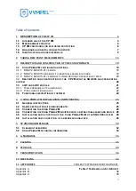 Предварительный просмотр 3 страницы Vympel CONG Prima 2M Operating Manual