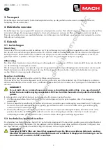 Preview for 3 page of Vynckier MW MACH 722313536 Manual