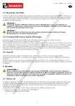 Preview for 8 page of Vynckier MW MACH 722313536 Manual