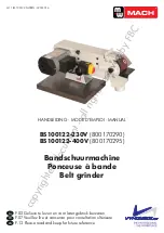 Предварительный просмотр 1 страницы Vynckier MW MACH 800170290 Manual