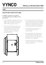 Preview for 4 page of Vynco VMEV Installation Instruction