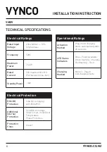 Preview for 8 page of Vynco VMEV Installation Instruction