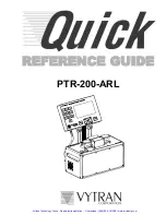 Предварительный просмотр 2 страницы Vytran PTR-200 Series Quick Reference Manual