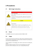 Preview for 5 page of Vzense DCAM305 Specification And User Manual