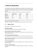 Preview for 4 page of Vzense DS77 Lite User Manual