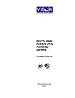 Vzor MAPK-302E Operation Manual preview