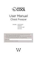 Preview for 1 page of W APPLIANCE Commercial COOL CCF35WA User Manual