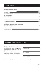 Preview for 3 page of W APPLIANCE Commercial COOL CCUN28W User Manual