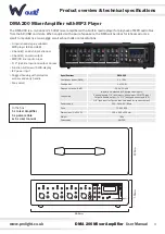 Preview for 3 page of W Audio DMA 200 User Manual