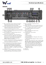 Preview for 4 page of W Audio DMA 200 User Manual