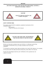 Preview for 2 page of W Audio DP 306 User Manual