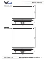 Preview for 4 page of W Audio EPX 1200 User Manual