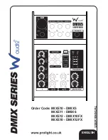 W Audio MIXE10 User Manual предпросмотр