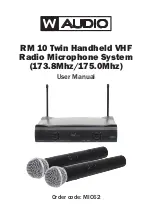 W Audio RM 10 User Manual preview