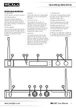 Preview for 4 page of W Audio RM 30BP User Manual