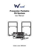 W Audio SPEA64 User Manual предпросмотр