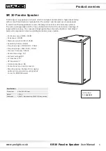 Preview for 5 page of W Audio SR 10 User Manual